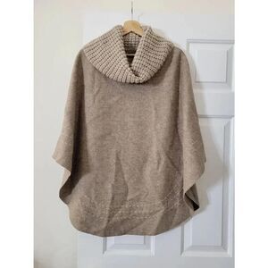 Shupaca Brown Poncho One Size NWOT